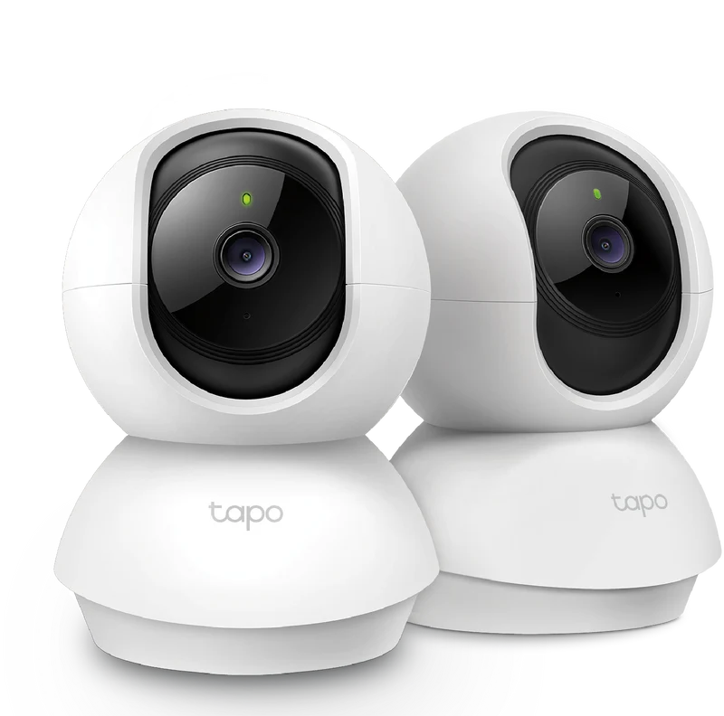 TP-LINK Tapo 3MP Pan/Tilt Wi-Fi Camera (2-pack)