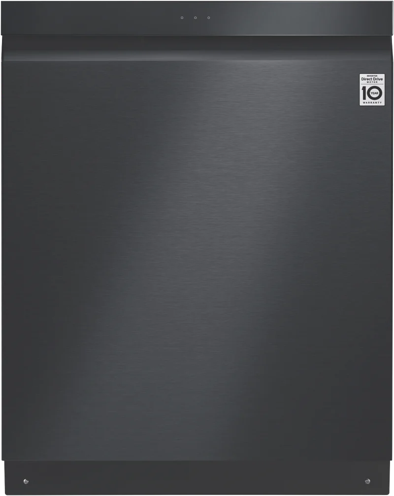 LG 60cm 15 Place QuadWash TrueSteam Built Under Dishwasher, Matt Black Stainless Steel