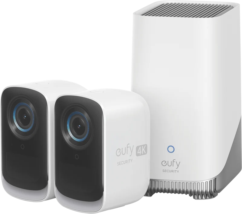eufy Security Eufycam 3C (2 Pack) & Homebase 3