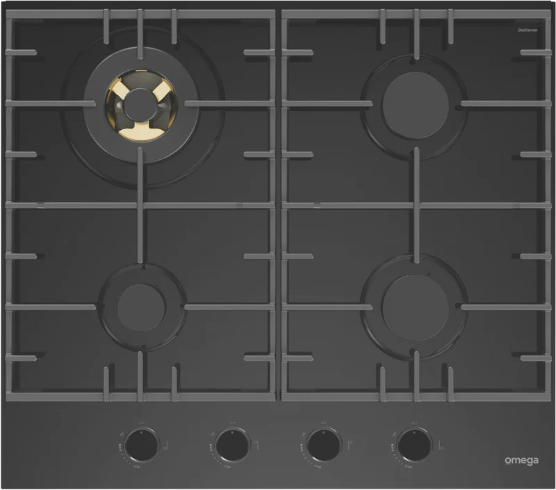 Omega 60cm Gas on Glass Cooktop